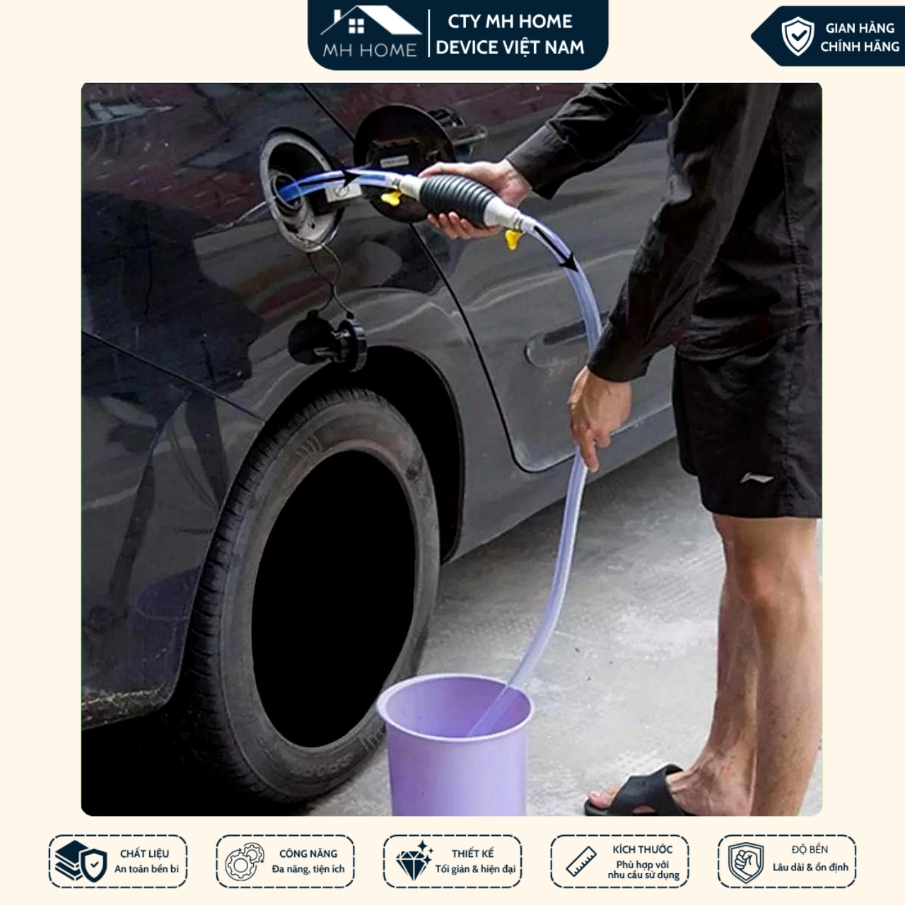 Ống Hút Chất Lỏng Cầm Tay Đa Năng, Dụng Cụ Hút Xăng Dầu Rượu Nước Thủy Canh Tiện Lợi Dễ Sử Dụng Cho Gia Đình Và Ô Tô